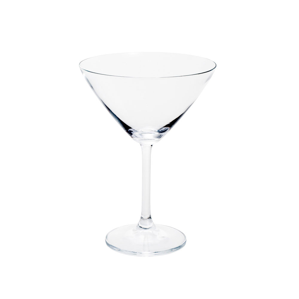 Jogo 6 Taças De Cristal Cocktail Martini Gastro Colibri Bohemia 280 ML