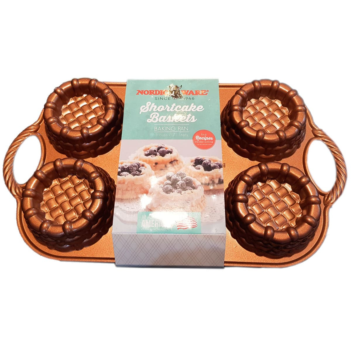 Mini Formas Nordic Ware Shortcake Baskets 