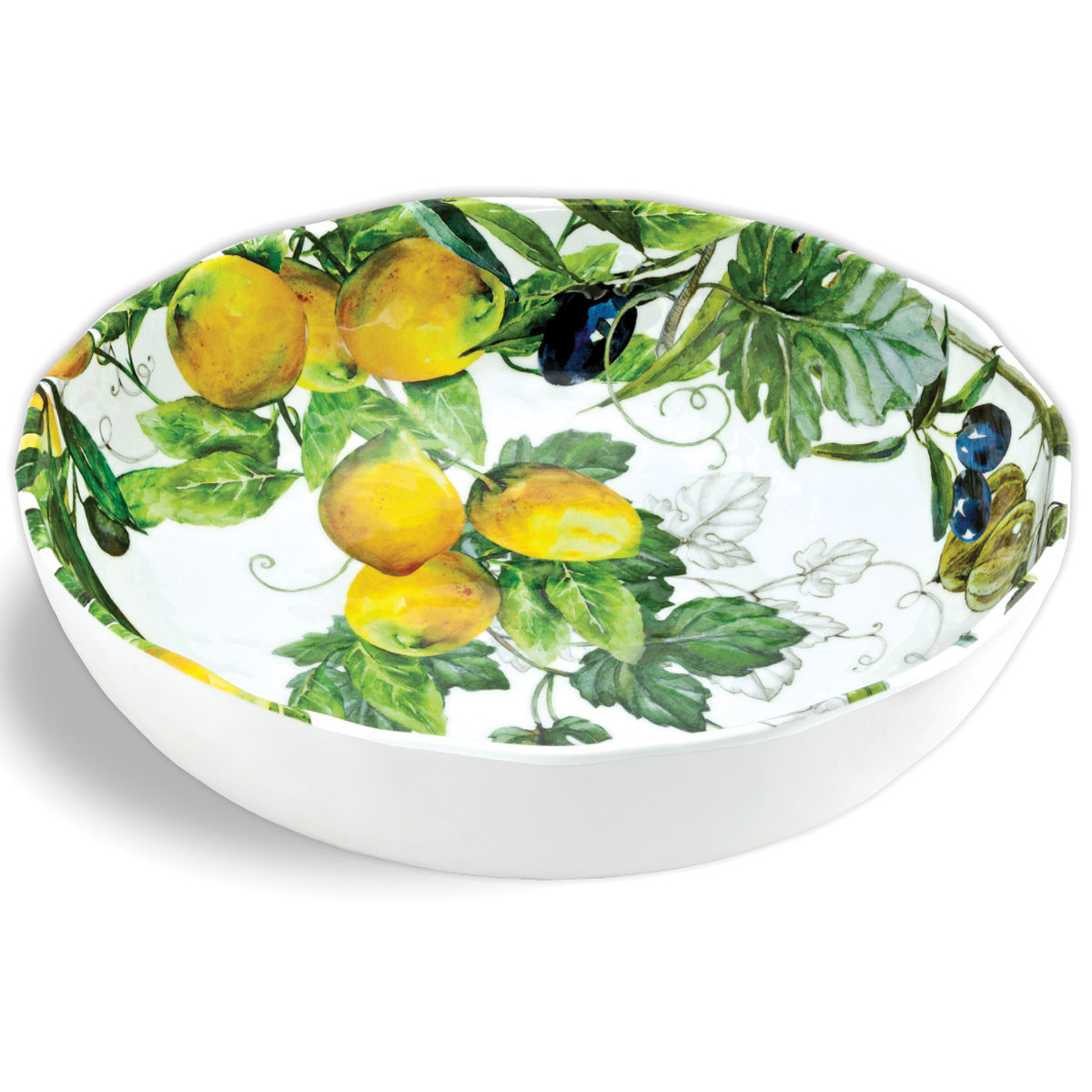 Saladeira De Melamina Lemon Basil Michel Design Works M