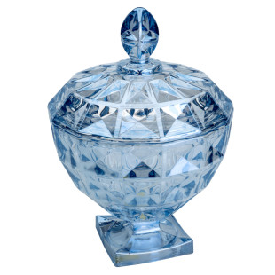 Bomboniere De Cristal Diamant Azul Wolff