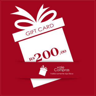 Gift Card Casa Allegro R$200,00