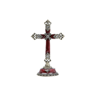 Crucifixo De Zamac Dourado Prestige