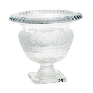 Vaso De Cristal Antique Bohemia 