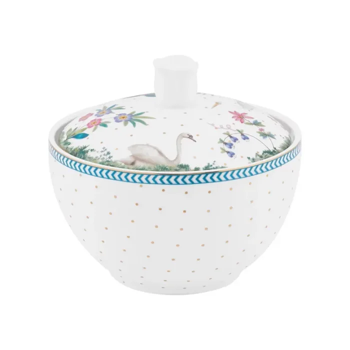 Açucareiro Branco Porcelana Jolie Pip Studio