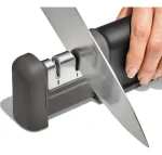Afiador De Facas Extensível Knife Sharpener Good Grips Oxo Preto