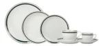 Aparelho de Jantar Porcelana Très Classique Gold Rim 42Pçs