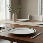 Aparelho de Jantar Porcelana Très Classique Gold Rim 42Pçs