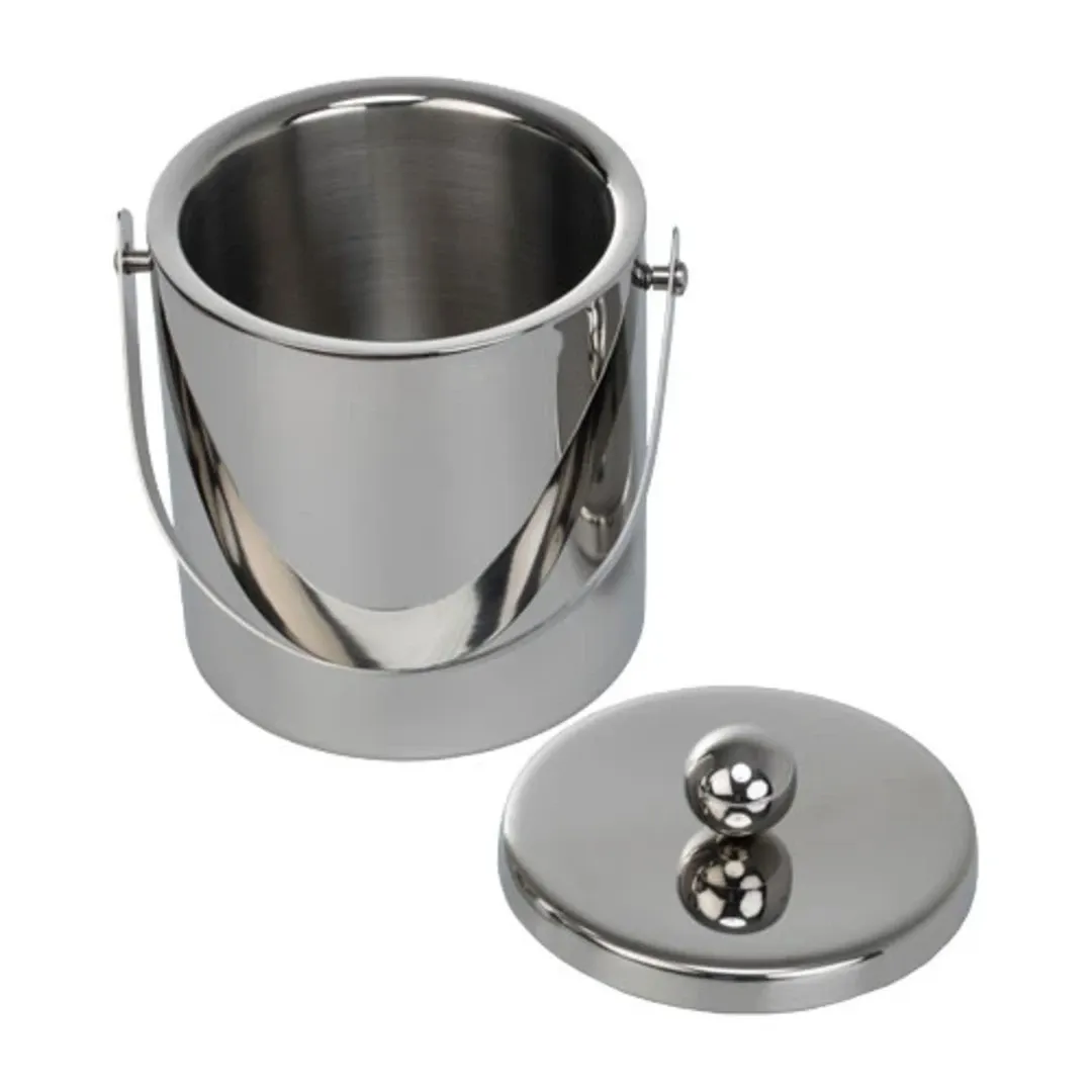 Balde De Gelo Ghiaccio Em Aço Inox 1,5 Litro Balde De Gelo Ghiaccio Em Aço Inox 1,5 Litro