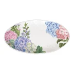 Bandeja Grande Em Melamina Wild Hydrangea Michel Design Works
