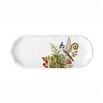 Bandeja pequena Em Melamina Moss e Oak  Michel Design Works