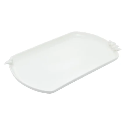 Bandeja Porcelana Branca Bird Wolff 40 Cm