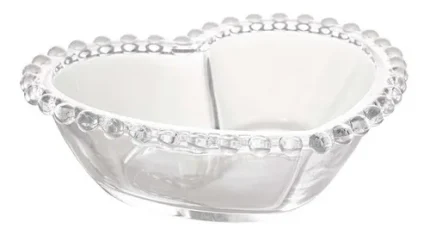 Bowl De Coração Cristal Pearl Wolff