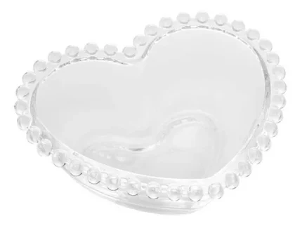 Bowl De Coração Cristal Pearl Wolff