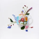Bule De Porcelana Royal Com Flores Pip Studio
