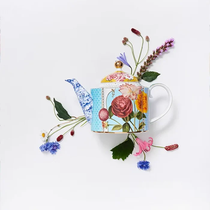 Bule De Porcelana Royal Com Flores Pip Studio