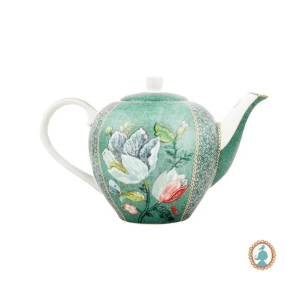 Bule de Porcelana Spring to Life 800 ml Verde Pip Studio