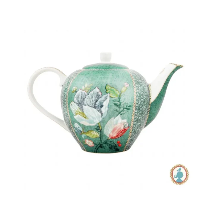 Bule de Porcelana Spring to Life 800 ml Verde Pip Studio
