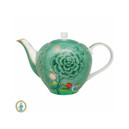 Bule de Porcelana Spring to Life 800 ml Verde Pip Studio