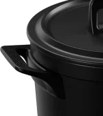 Caçarola Baixa 24cm Clear Ceraflame 3500ml Preto