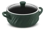 Caçarola Baixa Indução Twister Cerâmica 24cm Verde Matte Ceraflame