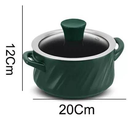 Caçarola Cerâmica Indução Twist Verde Matte 14cm Ceraflame
