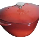 Caçarola Coração Ferro Fundido 20 Cm Vermelha Staub