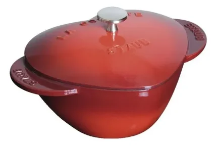 Caçarola Coração Ferro Fundido 20 Cm Vermelha Staub