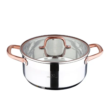 Caçarola de Aço com Cobre 4,5L Linha Infinity Chefs Begner