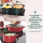Caçarola Duo 20CM Ceraflam 2500 Ml Pomodoro