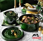 Caçarola Redonda Ferro Fundido 24cm Verde Staub