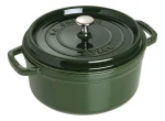 Caçarola Redonda Ferro Fundido 24cm Verde Staub