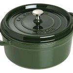 Caçarola Redonda Ferro Fundido 24cm Verde Staub