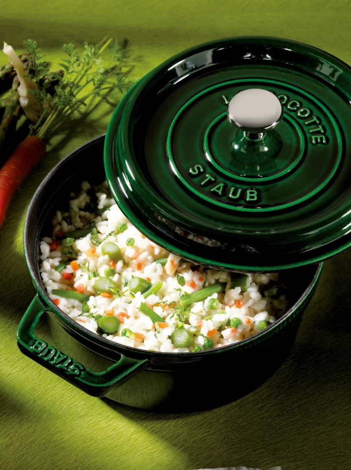 Caçarola Redonda Ferro Fundido 24cm Verde Staub