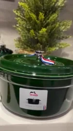Caçarola Redonda Ferro Fundido 24cm Verde Staub