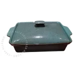 Caçarola Refrataria com Tampa Verde 28Cm LeOven