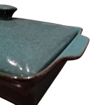 Caçarola Refrataria com Tampa Verde 28Cm LeOven