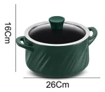 Caçarola Twister Indução Cerâmica 18cm Verde Matte Ceraflame