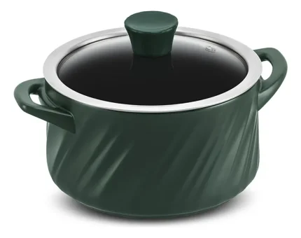 Caçarola Twister Indução Cerâmica 18cm Verde Matte Ceraflame