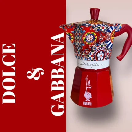 Cafeteira Italiana Moka  Express Dolce & Gabbana Bialetti 130ml