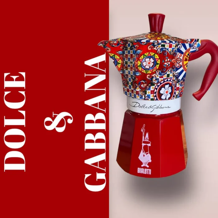 Cafeteira Italiana Moka  Express Dolce & Gabbana Bialetti 130ml