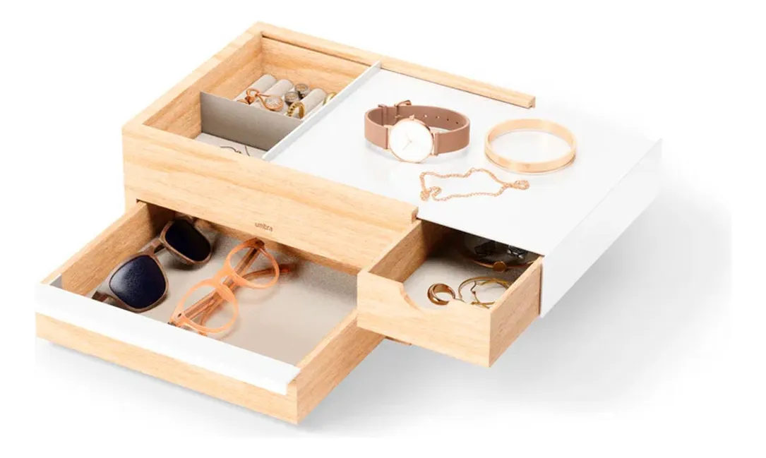 Caixa Organizadora Stowit Mini Storage Umbra Caixa Organizadora Stowit Mini Storage Umbra