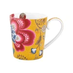 Caneca De Porcelana Amarelo "R"  Alphabet Mugs Pip Studio