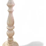 Castiçal Natalino Rústico De Resina Barroco 40cm