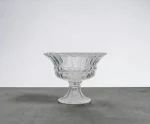 Centro De Mesa Cristal Com Pé Adely Queen 24 Cm Cristal