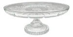Centro De Mesa Cristal Com Pé Radial Adely 13 Cm Transparente
