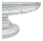 Centro De Mesa Cristal Com Pé Radial Adely 13 Cm Transparente