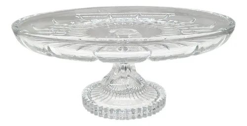 Centro De Mesa Cristal Com Pé Radial Adely 13 Cm Transparente Centro De Mesa Cristal Com Pé Radial Adely 13 Cm Transparente