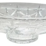 Centro De Mesa Cristal Starry Adely 31cm Transparente