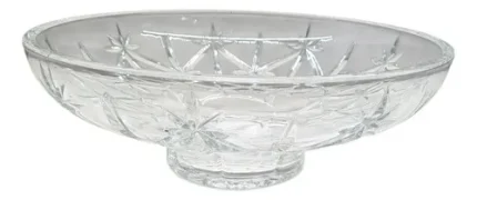 Centro De Mesa Cristal Starry Adely 31cm Transparente
