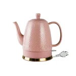 Chaleira Elétrica Porcelana Elegance Rosa Tuut 127w